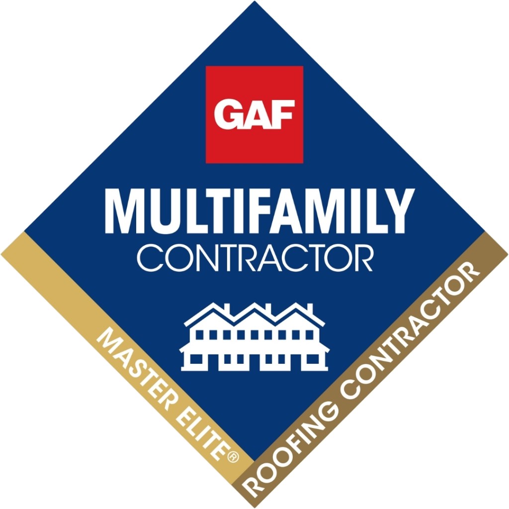 Lemus Construction GAF Master Elite Contractor for multifamily roofing projects
